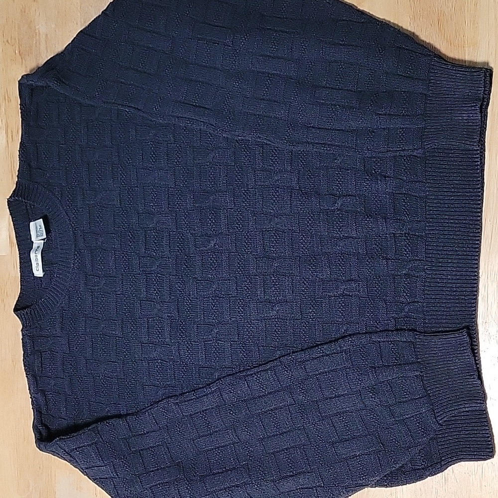 Vintage 90s Claiborne Blue Crewneck Sweater